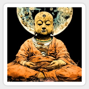 Introspection: The Profound Journey Within (Knock Out: on a Dark Background) Sticker